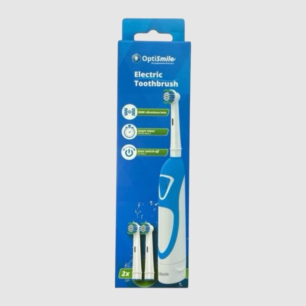 BROSSE A DENTS ELECTRIQUE AVEC PILES { AVEC 3 TETES }