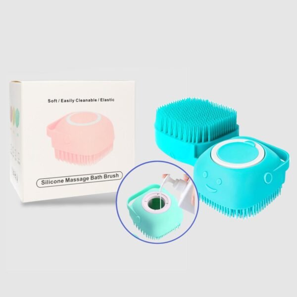 BROSSE DE MASSAGE EN SILICONE POUR LE BAIN