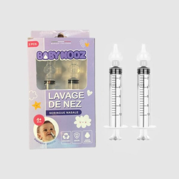 MOUCHE BEBE SERINGUE NASALE 2 PCS