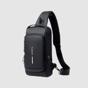 SAC A BANDOULIERE AVEC PORT DE CHARGE USB ET SERRURE A COMBINAISON