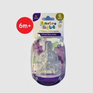PACK DE 2 TETINES DEBIT RAPIDE