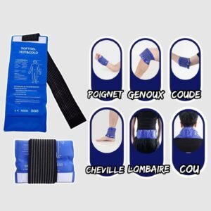 POCHE DE GEL CHAUD / FROID MULTIFONCTIONS 44 X 17 CM