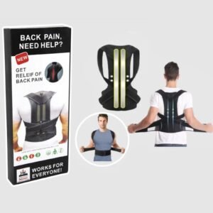 CORRECTEUR DE POSTURE REDRESSE DOS AVEC CEINTURE LOMBAIRE